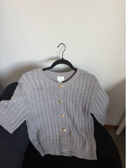 Short sleeve cardigan