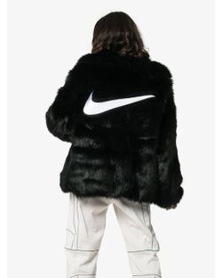 Nike x Ambush Black Fur REVERSIBLE coat - $150