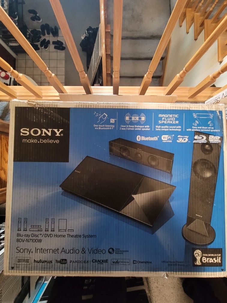 Sony HBD-N7100W Smart 3D Blu-Ray1000w 5.1Ch Home Theater System Player