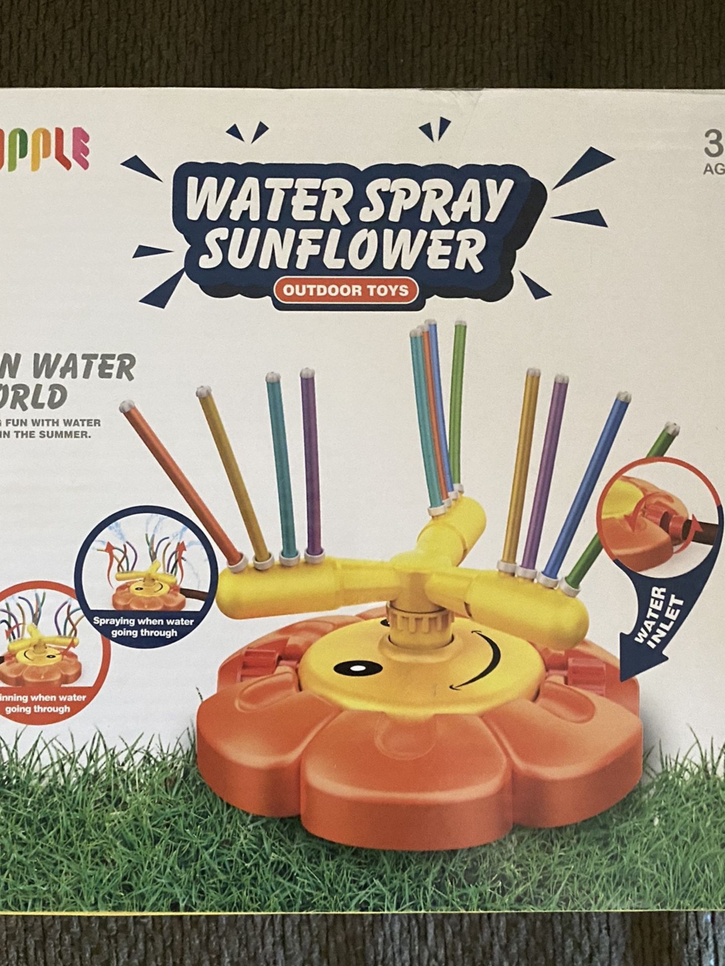 Water Spray Sunflower Sprinkler 