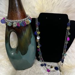 Lia Sophia Necklace And Bracelet Set