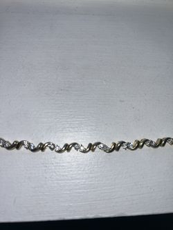 Gold/diamond Bracelet 