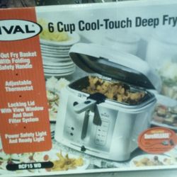 Rival Deep Fryer With Frying Basket Included