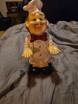 Happy chef resinfigurine