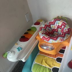 4 and 1 fisher price step & play piano OR best offer