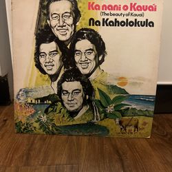 NAH KAHOLOKULA KA NANI O KAUAI vinyl record