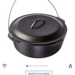 9 Qt Cast Iron Dutch Oven