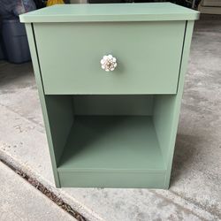 Renewed Green Nightstand