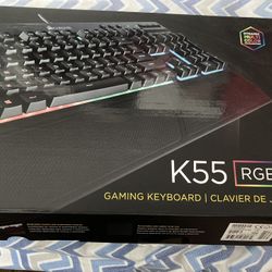 Corsair K55 Gaming Keyboard.