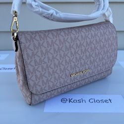 Brand New MICHAEL MICHAEL KORS Medium Logo Convertible Crossbody Bag