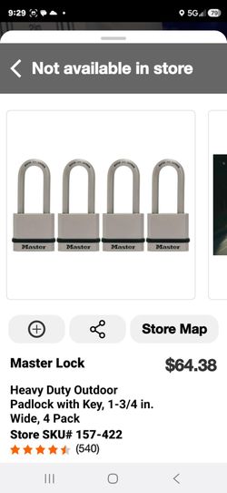 Master locks