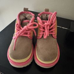 UGG Neumel II Chukka Toddler Boots Beachwood/Papaya Toddler 