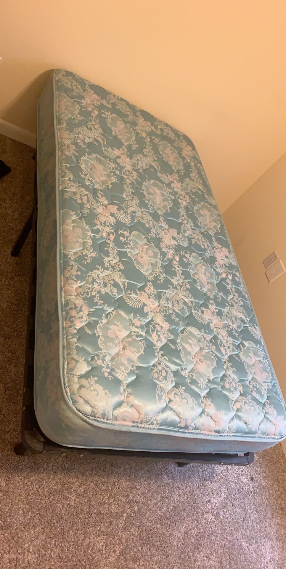 Twin mattress and Bed frame