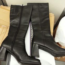 Ladies Tall Leather Boots