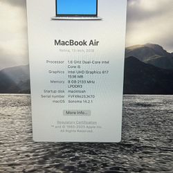 2018 Macbook Air 