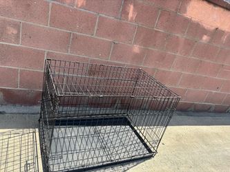 Folding Wire Dog Crate with Tray 3 feet long,22” wide 2 feet high