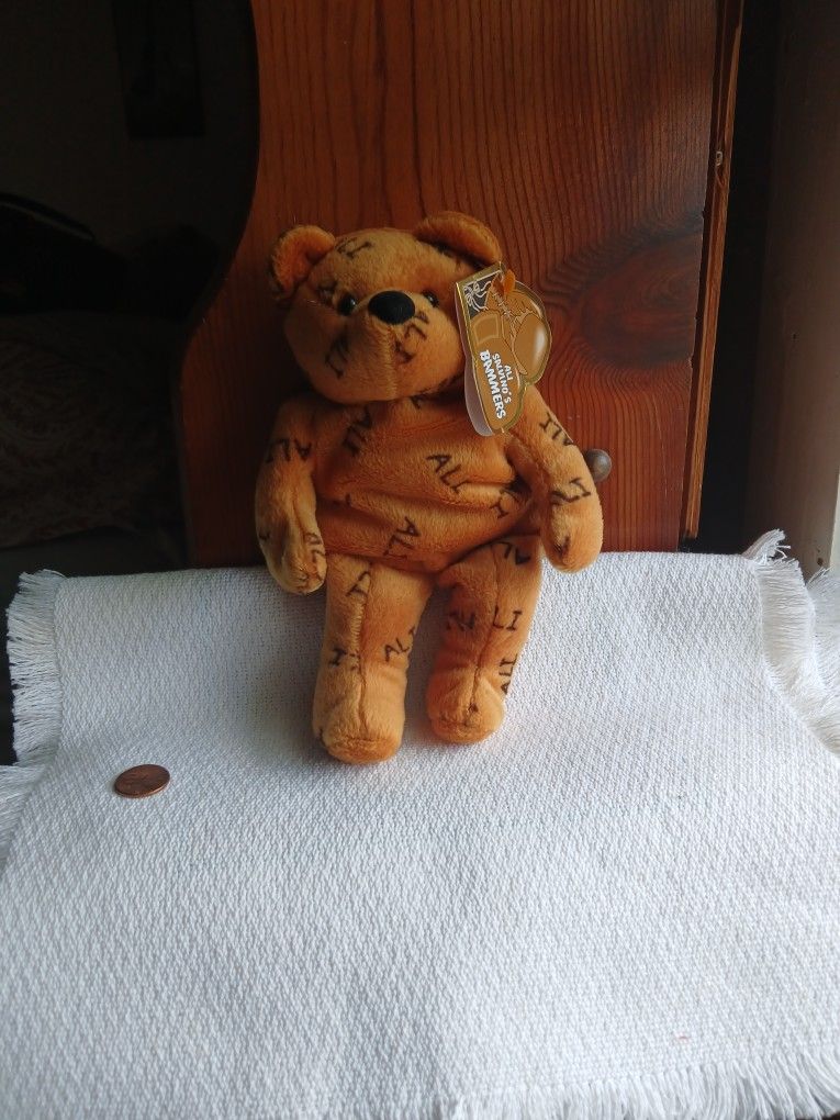 CHF 27.09
Vintage Muhammed Ali Collectible Plush Beanies Bear Salvino's Bammers Feb 1999