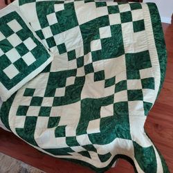 Hand Made Irish Chain Quilt