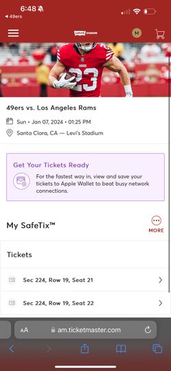Los Angeles Rams At San Francisco 49ers