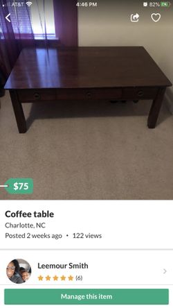 Coffee table