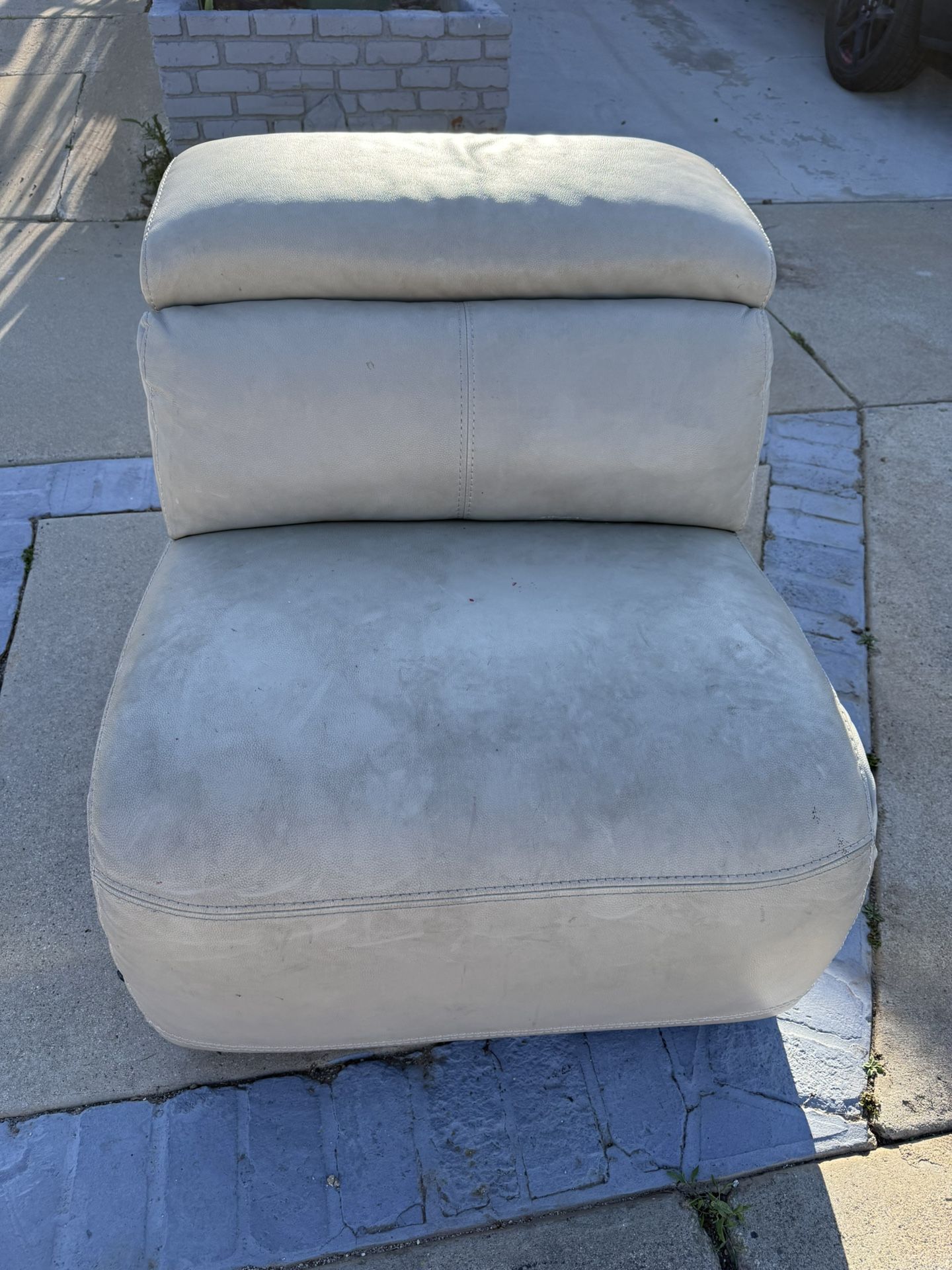 Free leather couch piece