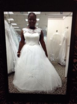 Size 14 Wedding Dress $80