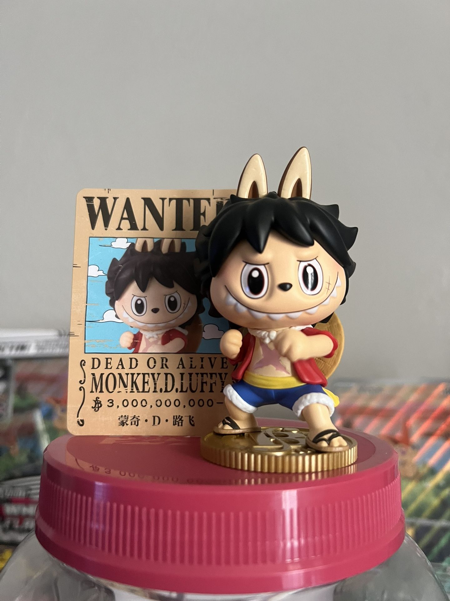 One Piece x Labubu (Luffy Usoop)