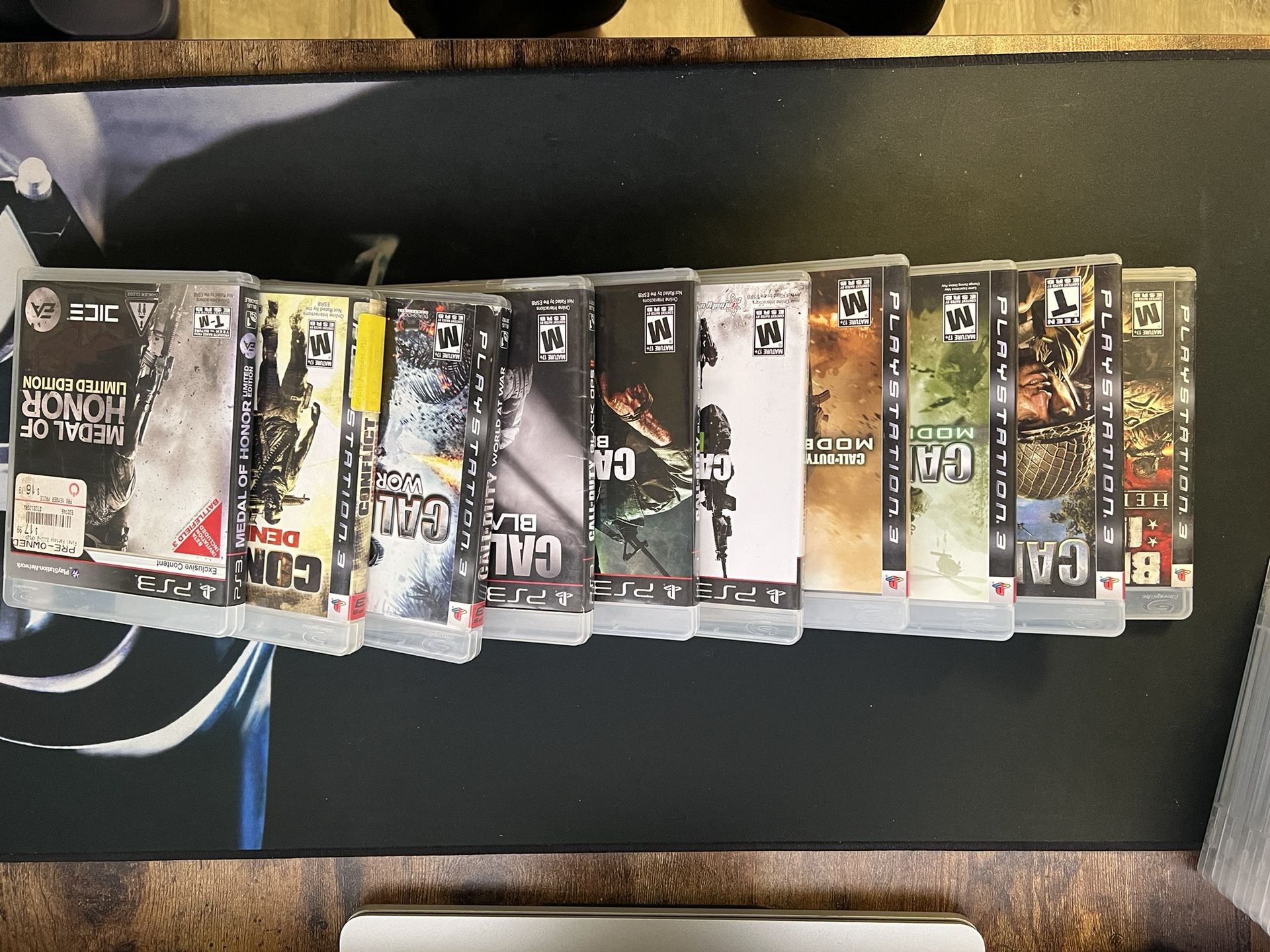 🎮 **FOR SALE: PS3 Game Lot – 10 FPS/War Titles – $60 OBO**