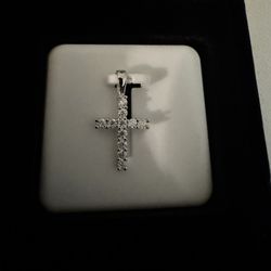 925 Silver Moissanite Diamond Pendant