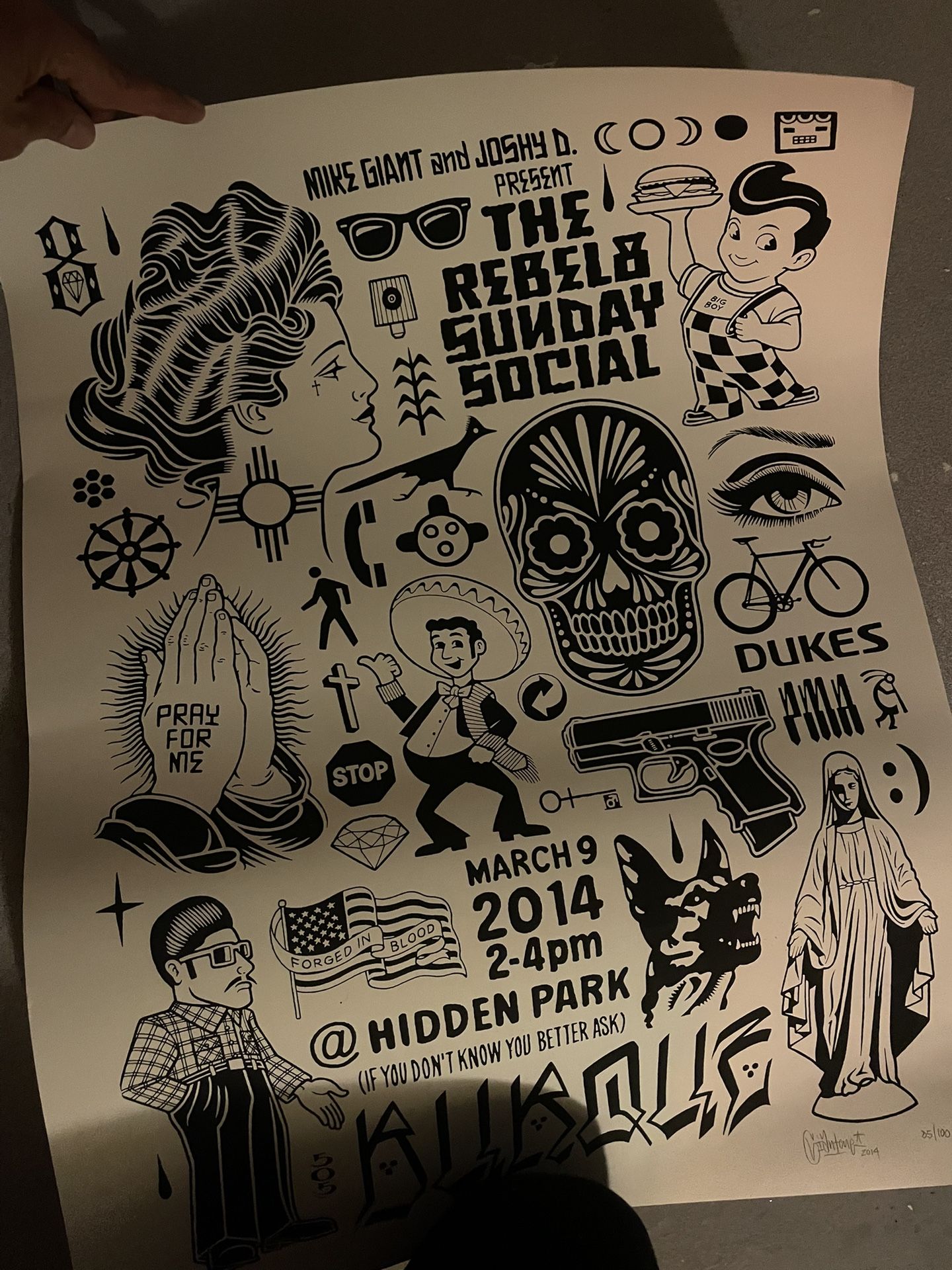 Mike Giant Limited Poster