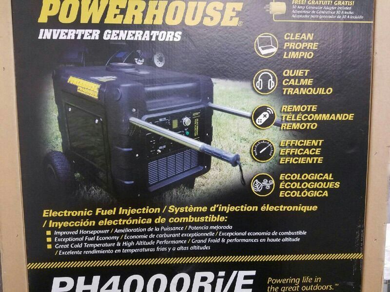 Power house inverter generator gas engine