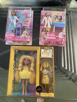 3 New Dolls Barbie and Fashion  for all  is