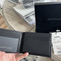 New Kenneth Cole Leather Wallet 