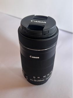 Cannon Zoom Lens EF-S 55-250 mm macro 0.85m/2.8ft 1:4-5.6 Image Stabilizer STM