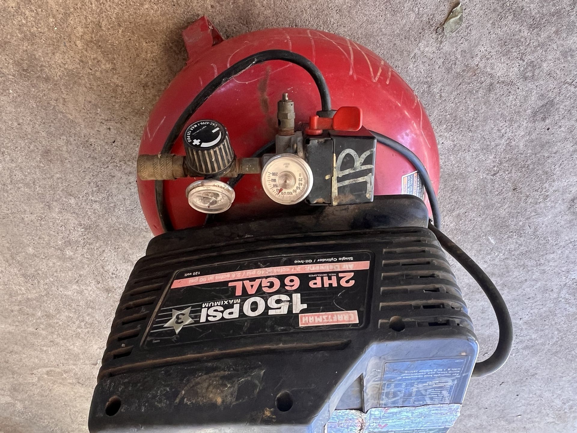 Crasfman 6 Gal 150 Psi