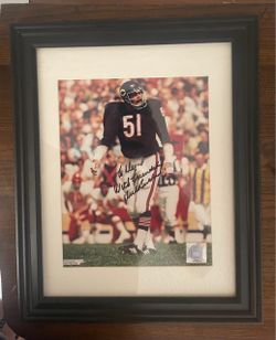 Dick Butkus Autograph Photo