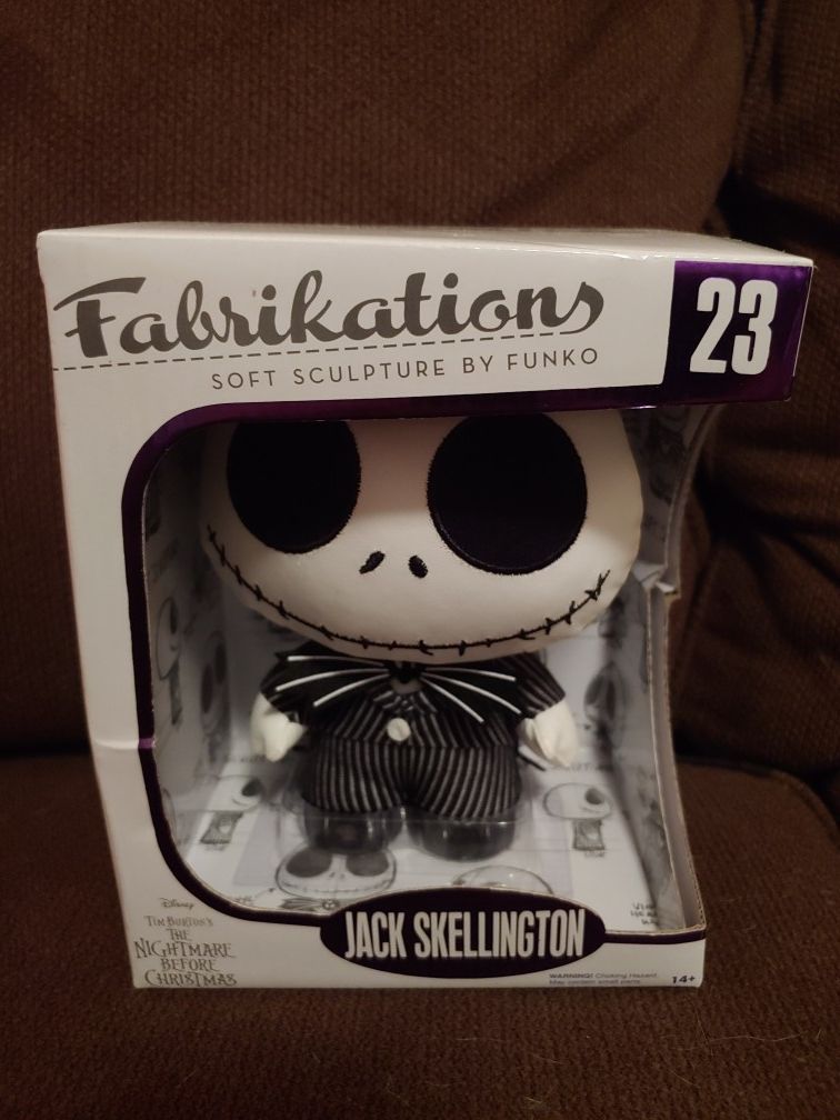 Nightmare Before Christmas Funko Fabrikations Jack Skellington Plush #23