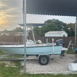 Boston Whaler 15 ‘ Motor Yamaha 90 Buen Estado Pocas Horas Traiga Su Mecanico Le Funciona Todo Listo Para La Makarela