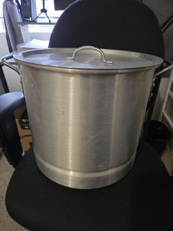 36-Quart Aluminum Crab Pot / Seafood Steamer with Lid and Basket