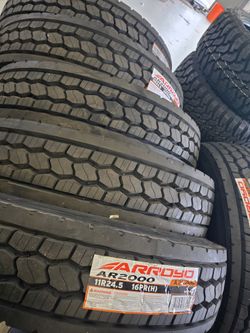 Semi-Truck Tires For Sale. Dm For Query.