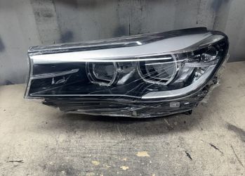 2017 2018 2019 BMW 740i Left Driver Side Headlight OEM (contact info removed)-01