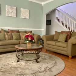 Sofa and Loveseat Set