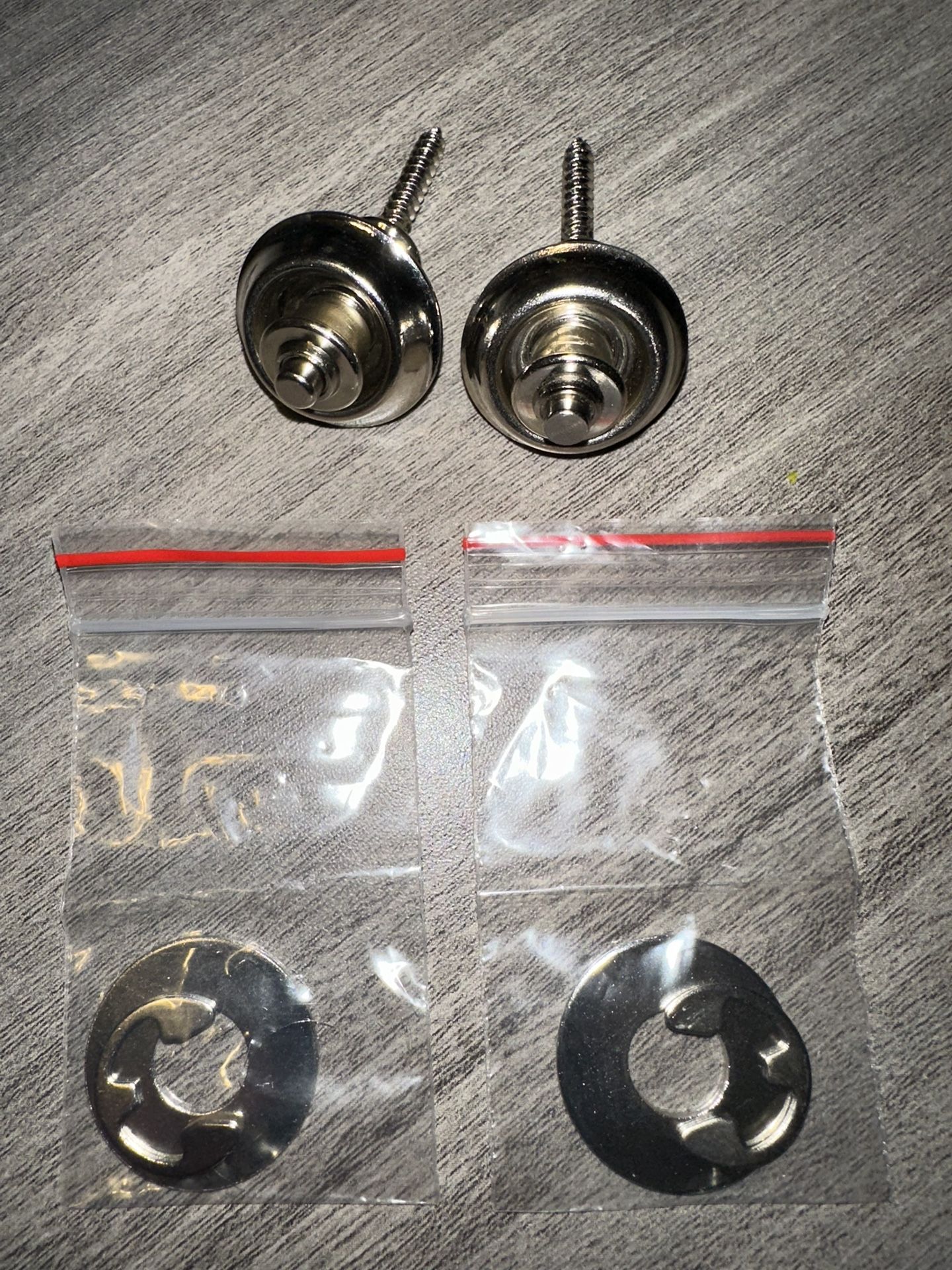 Dunlop Style Straplocks Nickel For Guitar Or Bass