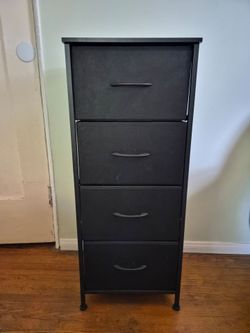 Fabric Bin Drawers and Dresser