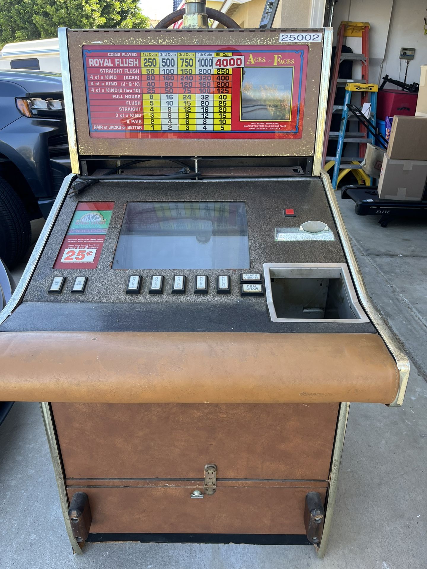 Aces And Faces Video Poker Machine