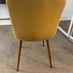 Modern yellow chair 
