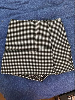 Plaid skort
