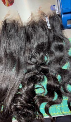 HIBLA Filipino Hair 22 inch 6x6 Wavy Closure