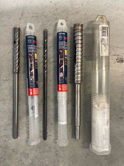 Drill bits for concrete with rebar