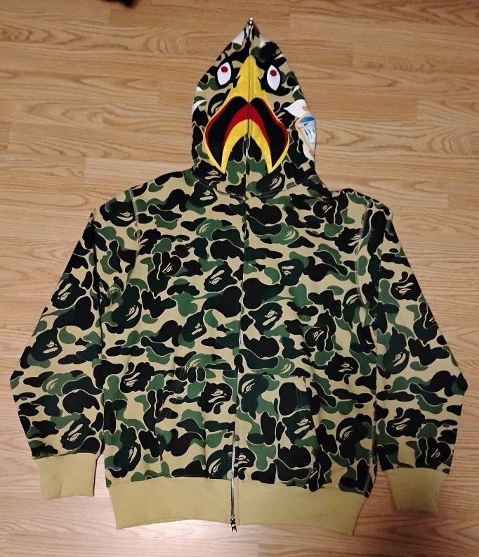 A Bathing Ape BAPE X Readymade Eagle ABC Camo Hoodie Size XXL (Fits Like XL)